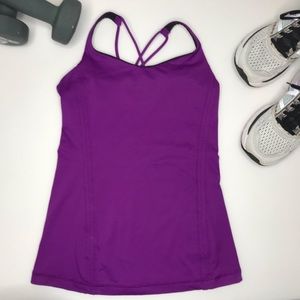 purple lulu lemon tank